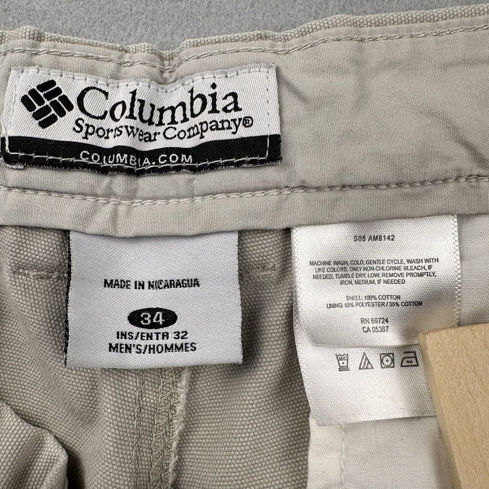 Columbia Men’s Flex ROC 6 Pocket Heavyweight Cotton Canvas Pants size 34 x 32 - Picture 5 of 9